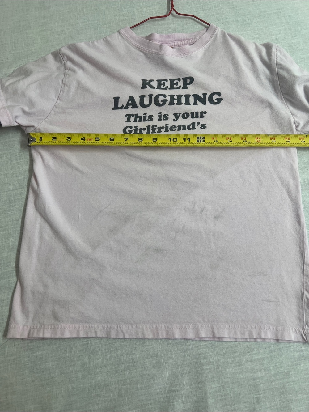🌞 GI Apparel Vintage Unique Pink/Gray Layered-Look 2 in 1 shirt men size M - Picture 9 of 16